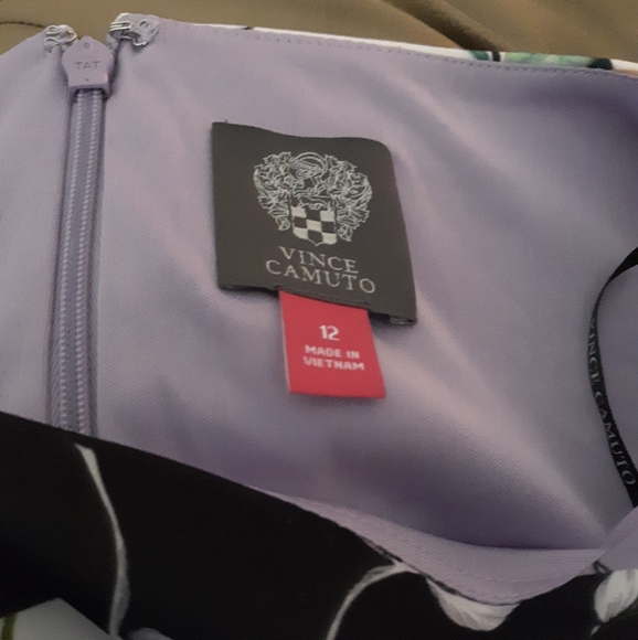 NWOT Vince Camuto Size 12 Floral Print Dress - Picture 4 of 5